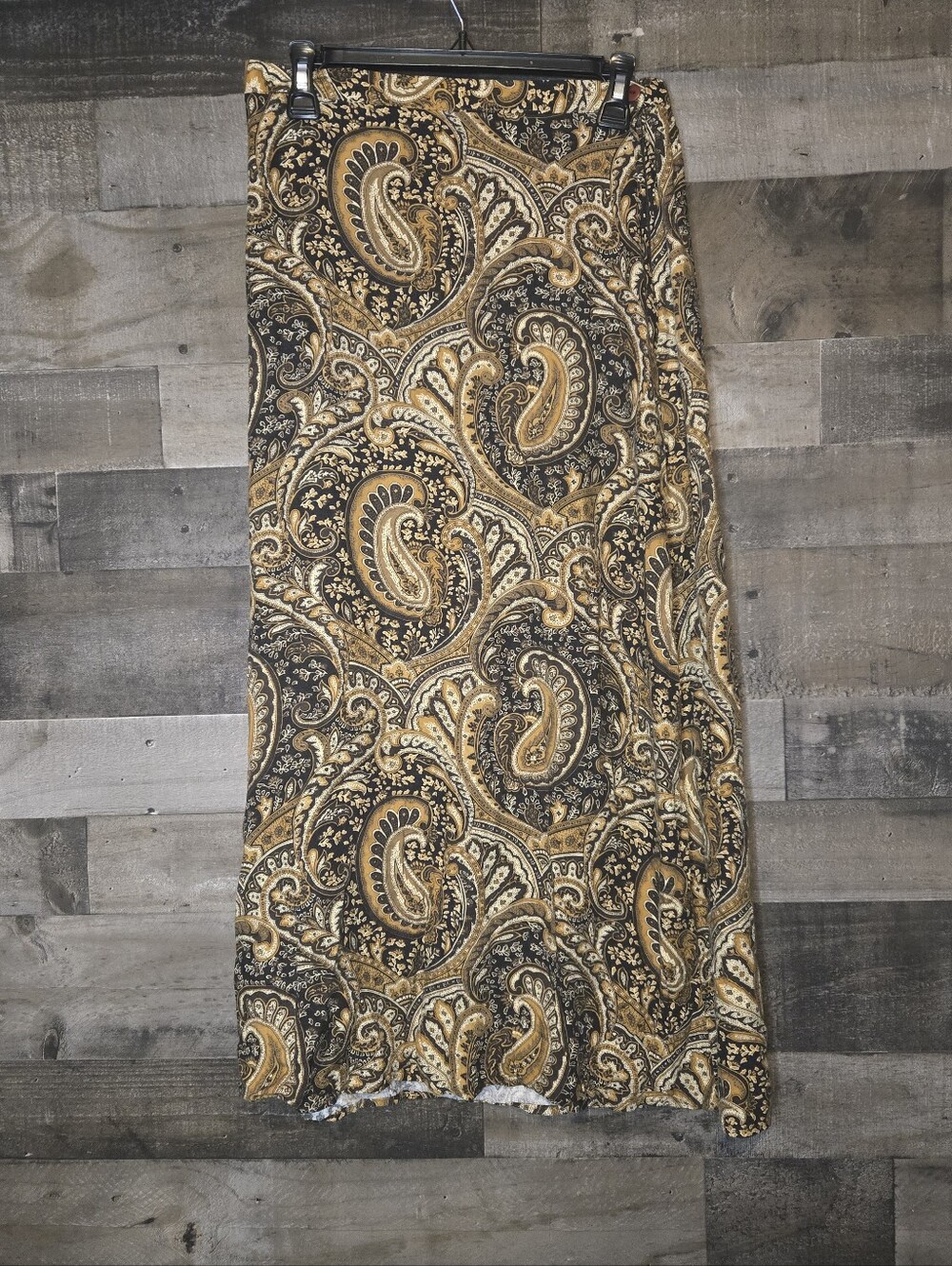 Vintage Paisley Midi Skirt